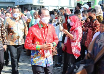 Walikota Palembang H.Harnojoyo Bersama 57 Waliko Se-Indonesia hadiri HUT Apeksi ke 22 di Bandar Lampung