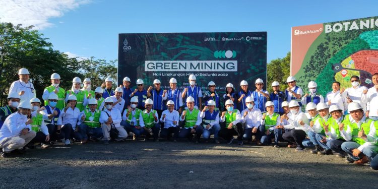 Jaga Lingkungan, Bukit Asam Bangun Botanical Garden di Lahan Bekas Tambang