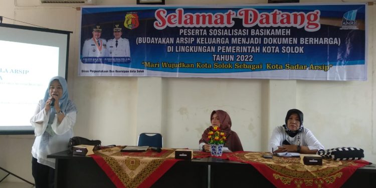 Dinas Perpustakaan dan Arsip Kota Solok Adakan Sosialisasi “BASIKAMEH”