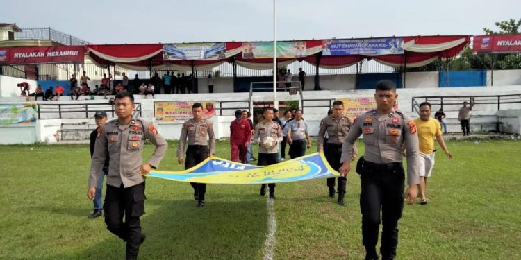 Polres Mura Buka Turnamen Sepak Bola Cup 2020 dalam Rangka HUT Bhayangkara 76