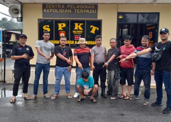 Nekat Membawa Narkoba, Seorang Pemuda Diciduk Satresnarkoba Polres Solok di SPBU Lubuk Selasih