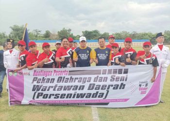 Kontingen PWI Banyuasin Tampil Memukau