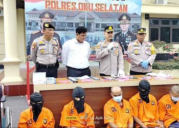 Komplotan Begal Bersajam Berhasil Diamankan Unit Reskrim Polres OKU Selatan