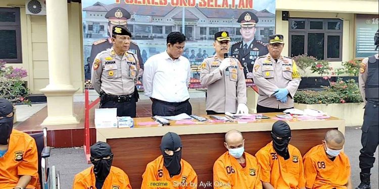 Komplotan Begal Bersajam Berhasil Diamankan Unit Reskrim Polres OKU Selatan