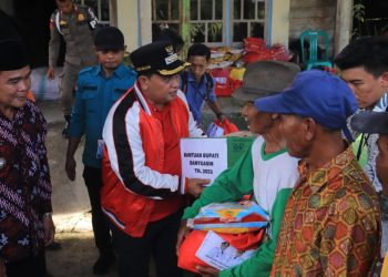 Bupati Banyuasin Tinjau Langsung 27 Lokasi Rumah Warga Bencana Angin Puting Beliung