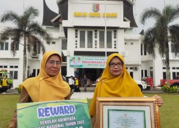 Kota Solok Bertabur Prestasi, Salah Satunya SMPN 5 Kota Solok Raih Predikat  Adiwiyata Nasional