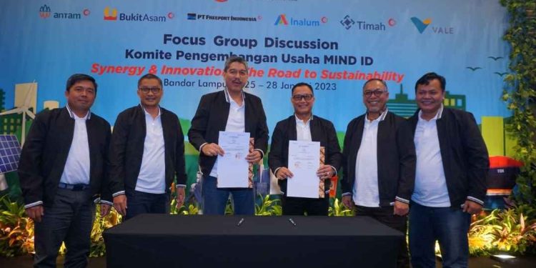 Sinergi Grup MIND ID! PT Timah dan Bukit Asam Jajaki Pengembangan PLTS