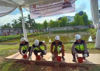Bupati PALI Letakkan Batu Pertama Pembangunan Kolam Renang Pakri Sumsel
