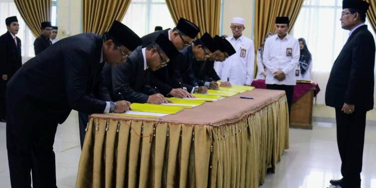 34 Pejabat eselon 4 dilantik Kakannwil Helmi, Berikut Nama Namanya