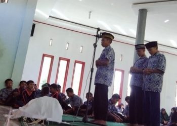 Di Penutup Pesantren Ramadhan SMPN 5 Lembang Jaya Mengadakan Lomba Sholat Jenazah Dan Hafihz Qur’an
