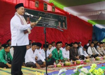 BUPATI DAN WAKIL BUPATI BANYUASIN GELAR SAFARI RAMADHAN DI DESA MARGO SUGIHAN