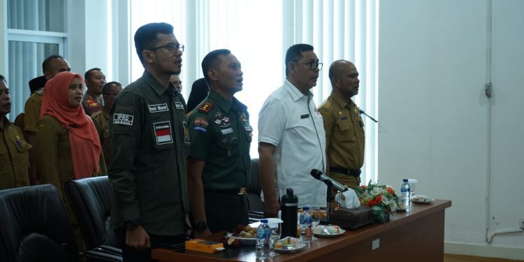 Rakornis Tentara Manunggal Masuk Desa/Nagari (TMMD/N) Ke – 118 TA 2023 secara Zoom Meeting