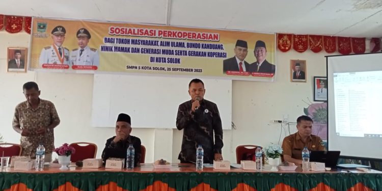 DINAS KOPERASI, UKM PROV. SUMATERA BARAT ADAKAN SOSIALISASI PERKOPERASIAN
