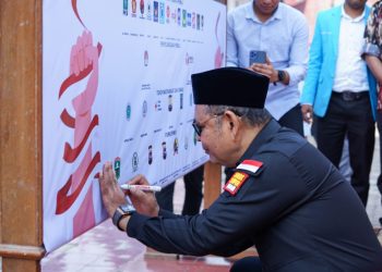 Bupati Solok Pimpin Apel Deklarasi Pemilu Damai Tahun 2024