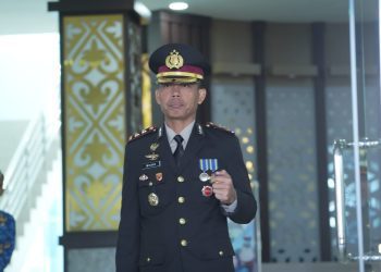 Kapolres Solok AKBP Muari, S. I. K, MM, MH jadi inspektur Upacara Peringatan Hari Kesaktian Pancasila Di Kabupaten Solok