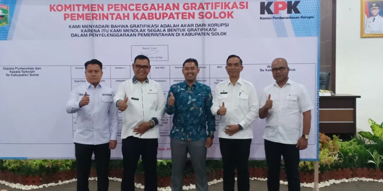 Indeks Penilaian Integritas Kabupaten Solok tahun 2023 Terbaik di Sumatera Barat