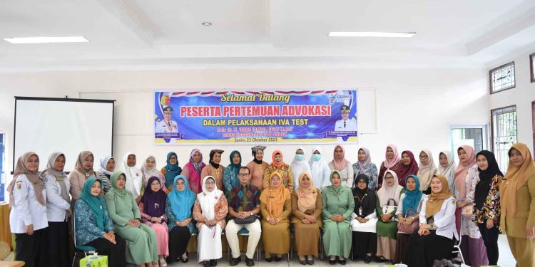 Dinas Kesehatan Adakan Pertemuan Advokasi Dalam Pelaksanaan IVA Test