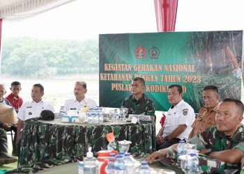 Puslatpur Mengikuti Dialog Interaktif Gerakan Nasional Ketahanan Pangan Melalui Vicon