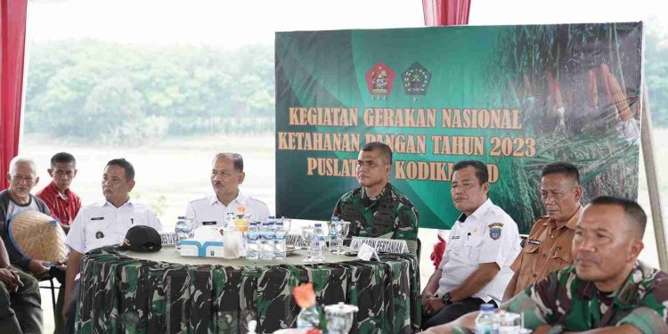 Puslatpur Mengikuti Dialog Interaktif Gerakan Nasional Ketahanan Pangan Melalui Vicon