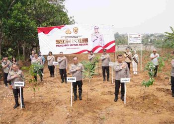 SSDM Polri Gelar Bakti Sosial, Bakti Kesehatan, Tanam Pohon dan Akan Bangun Sekolah SMA Taruna Bhayangkara di Gunung Sindur, Bogor