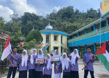 Siswa PSA Turun ke jalan, Galang Dana untuk Sumbangan di Palestina