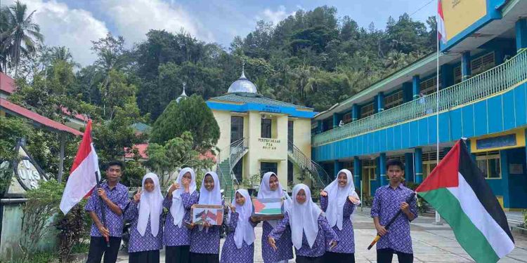 Siswa PSA Turun ke jalan, Galang Dana untuk Sumbangan di Palestina