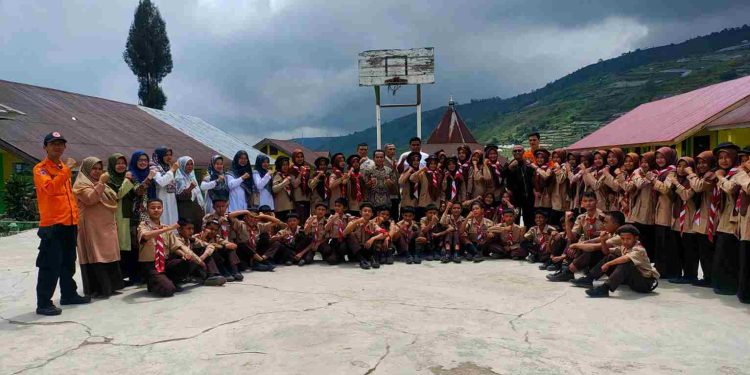 BPBD Kab.Solok Lakukan Sosialisasi Sekolah Siaga Bencana di SMPN 2 Danau Kembar