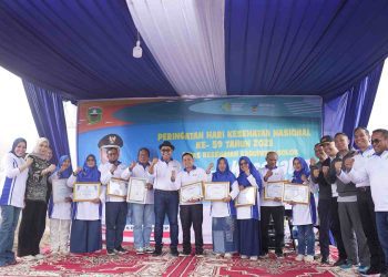 Bupati Solok Apresiasi Dinkes dan seluruh Nakes dalam membantu kemajuan di Sektor Kesehatan