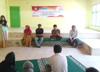 KPU Kabupaten Solok melakukan Sosialiasasi Pemilihan Umum Tahun 2024 bagi Pemilih Pemula, Kec. X koto Diatas