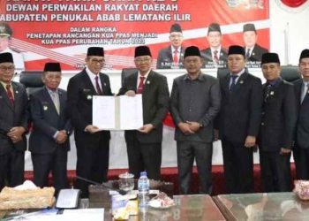 DPRD PALI Gelar Paripurna Pengesahan KUA PPAS TA 2024