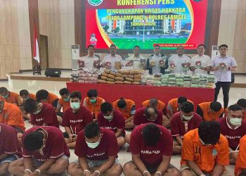 113 Kg Sabu Diungkap Ditresnarkoba Polda Lampung