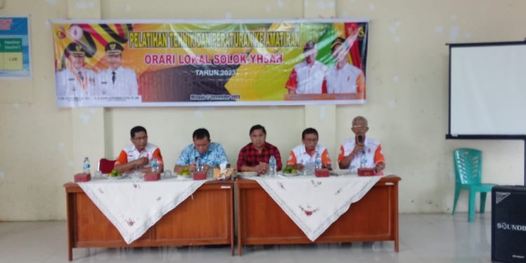 Orari Lokal Solok Laksanakan Pelatihan Tekhnik, Peraturan Ke Amatiran dan Muslok