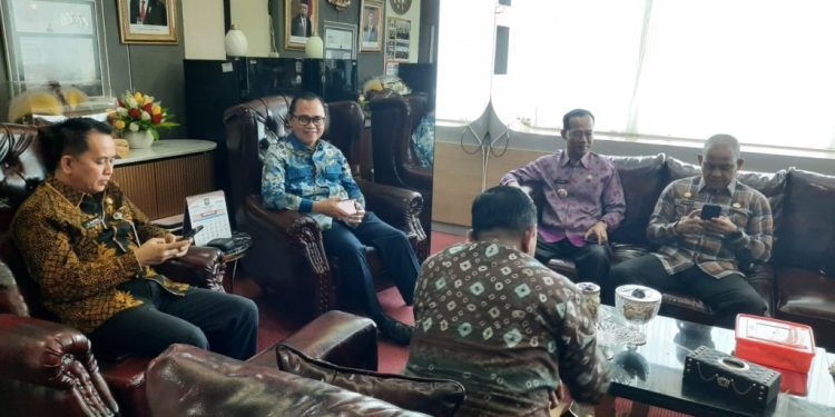 Mendampingi Gubernur Sumsel, Pj Bupati Banyuasin Nyatakan Siap Mendukung Agenda Kerja Pj Gubernur Sumsel