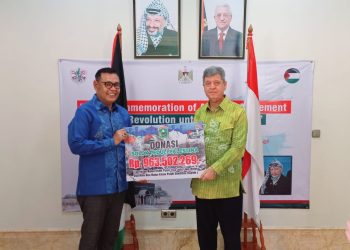 Ikut Merasakan Penderitaan Palestina, Masyarakat Kab. Solok Serahkan Bantuan mendekati 1 Milyar