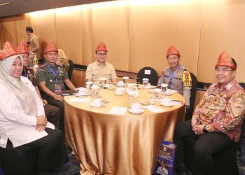 Kapolres Banyuasin Hadiri Rakor Dalam Penanganan Bencana di Hotel Aston