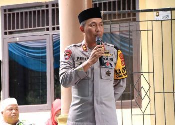 Kapolres Banyuasin Pimpin Yasinan dan Do’a Bersama demi Terciptanya Pemilu Aman, Damai dan Kondusif diwilayah Polres Banyuasin