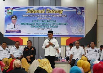 Rapat Koordinasi Pengawas, Kepala SD dan SMP se-Kabupaten Solok
