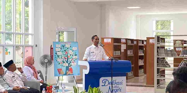 Meski Belum Diresmikan Gedung Baru Perpustakaan Umum Kab. Solok Sudah Bisa Dimanfaatkan Masyarakat