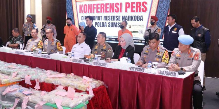 111 kg Sabu dan 134.195 Butir Ekstasi di Ungkap Polda Sumsel