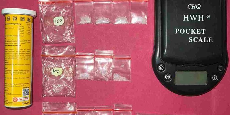 Satresnarkoba Polres Musi Rawas ungkap Kasus Narkoba dengan mengamankan 3,41 gram sabu