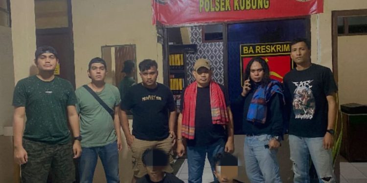 2 orang Pemuda Diringkus Tim Spider Polres Solok di Koto Baru