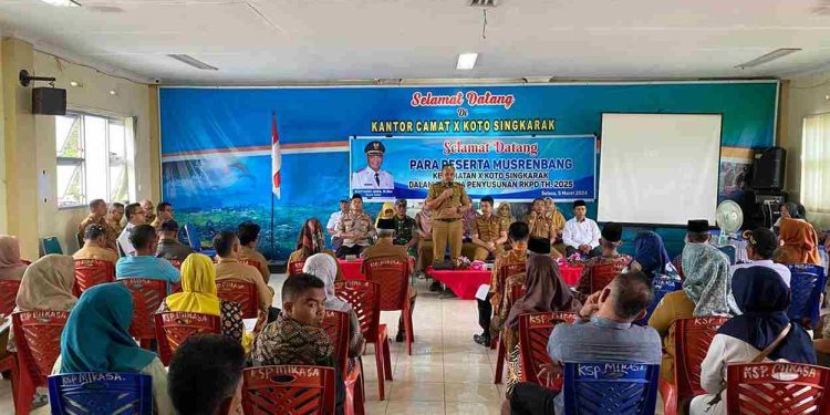 Musrembang Tingkat Kecamatan Di Kab.Solok Dimulai