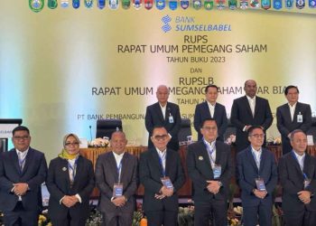 Pj Bupati Hani Syopiar Rustam Hadiri RPUS Bank Sumsel Babel