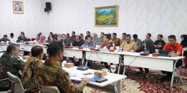 Pemkab Banyuasin Gelar Rapat, Evaluasi Kinerja PJ Bupati Triwulan I