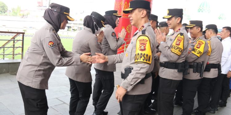 Usai Apel Pagi, Kapolda Sumsel Gelar Halal Bihalal bersama jajarannya