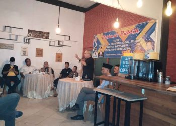 H.Gusra Yetri, Dt.Mangkudun,SH Menggelar Diskusi Panel di Rumah RRB