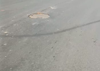 Kacau, Baru 2 Tahun Dibuat. Jalan Bundaran Simpang Barelang Sudah Berlubang dan Bergelombang