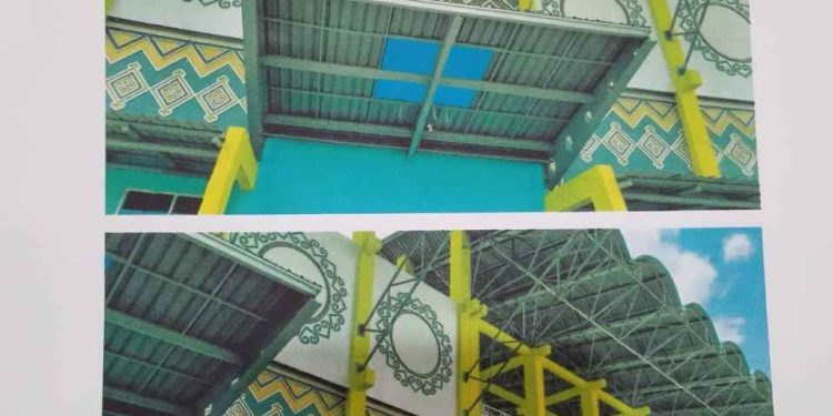 Diduga Rehab dan Pengecatan Stadion Madya Kemiling Batu Raja ( OKU) Asal Asalan dan Menyalahi RAB