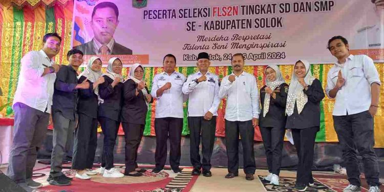 Disdikpora Kab.Solok Sukses Menggelar Lomba FLS2N di SMPN 2 Guntal