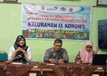 DPPKB Kota Solok Adakan Pertemuan Operasional Ketahanan Keluarga Berbasis Poktan Tahap 4